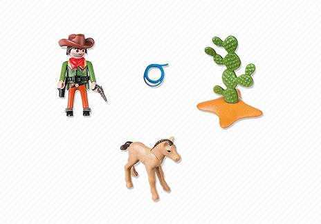 Playmobil. Cowboy con puledro (5373) - 4