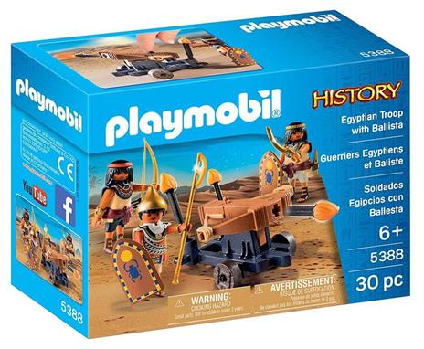 Playmobil History (5388). Soldati Egizi con Lanciadardi - 6