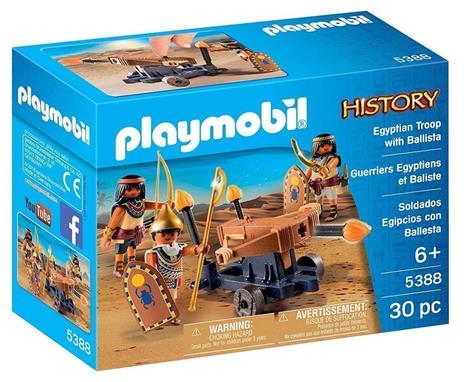 Playmobil History (5388). Soldati Egizi con Lanciadardi