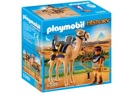 Playmobil History (5389). Guerriero Egizio con Cammello - 5