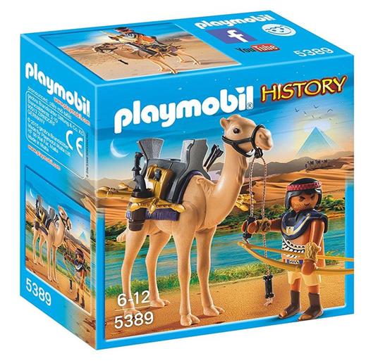 Playmobil History (5389). Guerriero Egizio con Cammello - 11