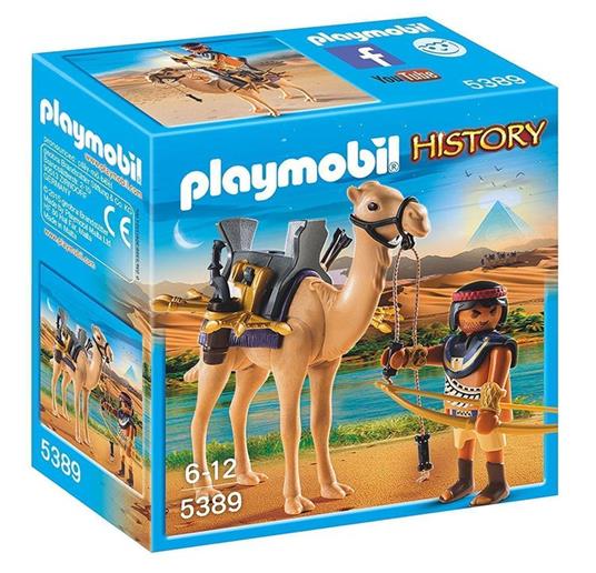 Playmobil History (5389). Guerriero Egizio con Cammello - 2