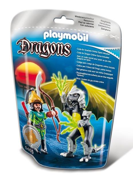 Playmobil Dragons. Drago fulmine con guerriero (5465) - 2