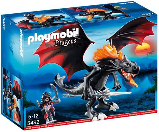 Playmobil Dragons. Drago gigante sputafuoco (con luci led)(5482) - 4