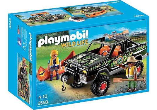Playmobil Wild Life. Pickup-avventura con canoa (5558) - 3