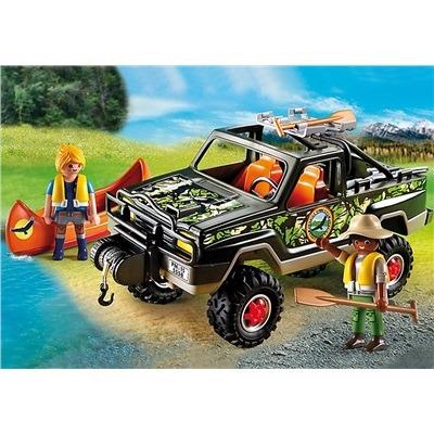 Playmobil Wild Life. Pickup-avventura con canoa (5558) - 8