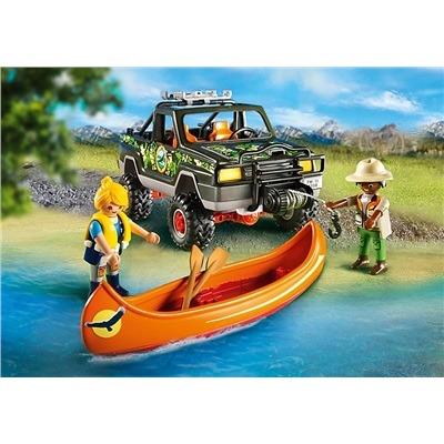 Playmobil Wild Life. Pickup-avventura con canoa (5558) - 11