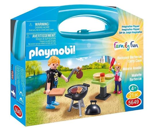 Playmobil Family Fun. Valigetta Barbecue