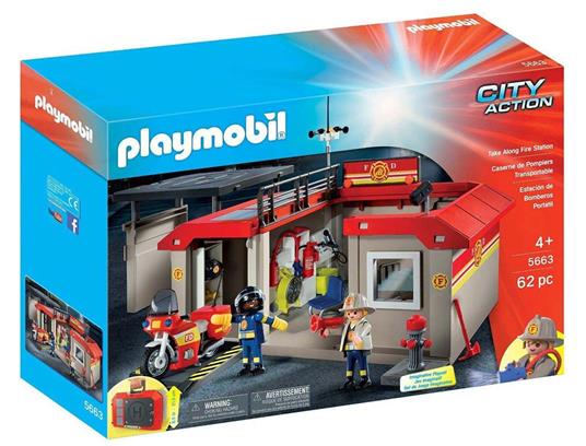 Playmobil 5663. City Action. Centrale Dei Pompieri Portatile (Ltd)