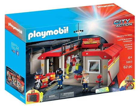 Playmobil 5663. City Action. Centrale Dei Pompieri Portatile (Ltd) - 2