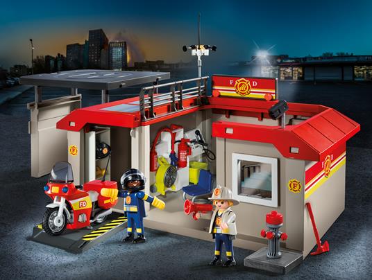 Playmobil 5663. City Action. Centrale Dei Pompieri Portatile (Ltd) - 3
