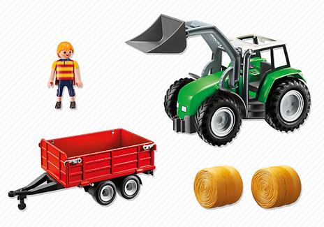 Playmobil Country. Trattore con Rimorchio (6130) - 5