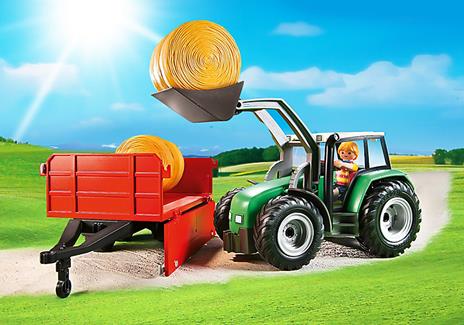 Playmobil Country. Trattore con Rimorchio (6130) - 7
