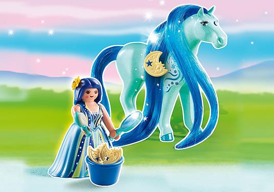 Playmobil. Principessa Luna con pony dalla lunga chioma (6169) - 3