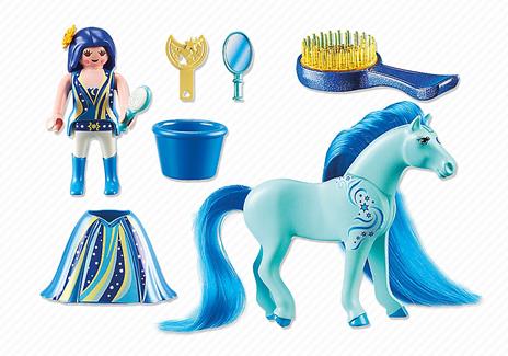 Playmobil. Principessa Luna con pony dalla lunga chioma (6169) - 4
