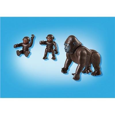 Playmobil Zoo Gorilla con Piccoli (6639) - 3