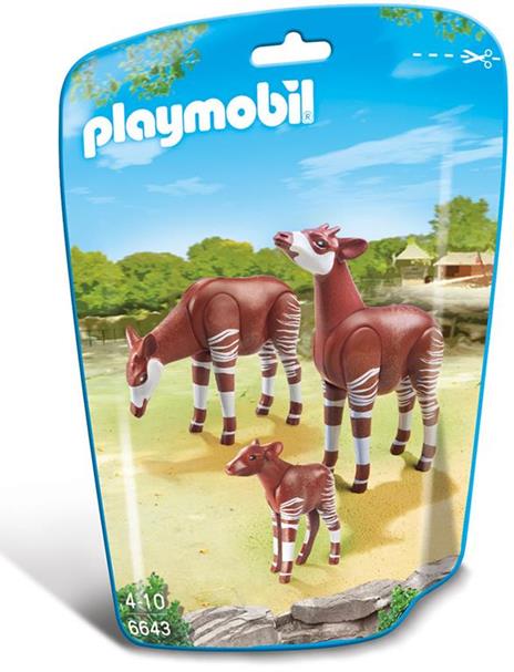 Playmobil Zoo Famiglia di Okapi (6643) - 3