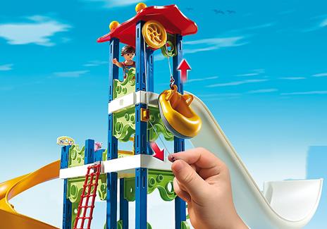 Playmobil. Torre degli scivoli con piscina (6669) - 4