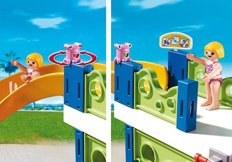 Playmobil. Torre degli scivoli con piscina (6669) - 6