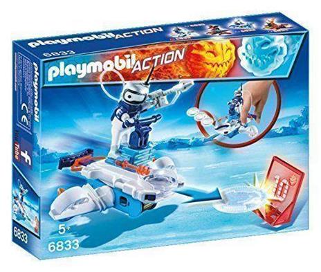 Playmobil Ice-Robot con Space-Jet Lanciadischi (6833) - 12