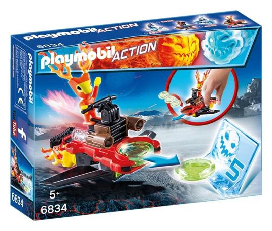 Playmobil Magma con Space-Jet Lanciadischi (6834)