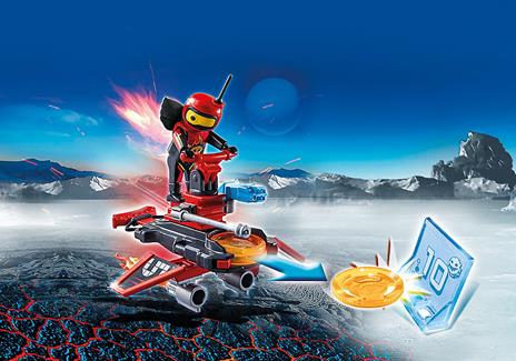 Playmobil Fire-Robot con Space-Jet Lanciadischi (6835) - 3