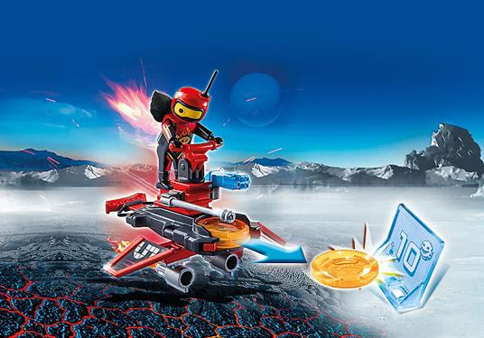 Playmobil Fire-Robot con Space-Jet Lanciadischi (6835) - 3