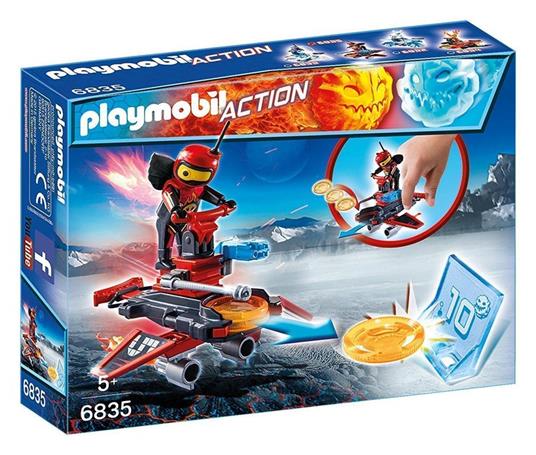 Playmobil Fire-Robot con Space-Jet Lanciadischi (6835) - 42