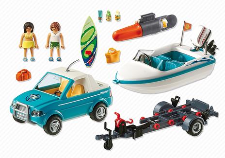 Playmobil Surfisti+ Pick Up + Motoscafo - 4
