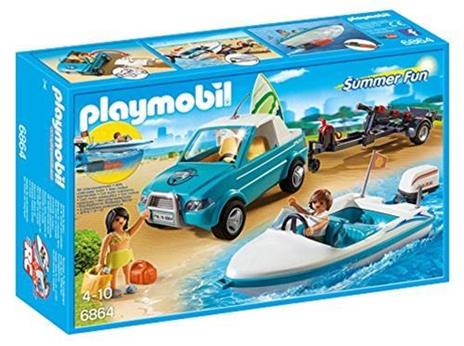 Playmobil Surfisti+ Pick Up + Motoscafo