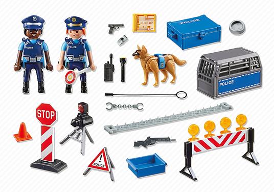 Playmobil Posto Di Blocco Della Polizia - 4