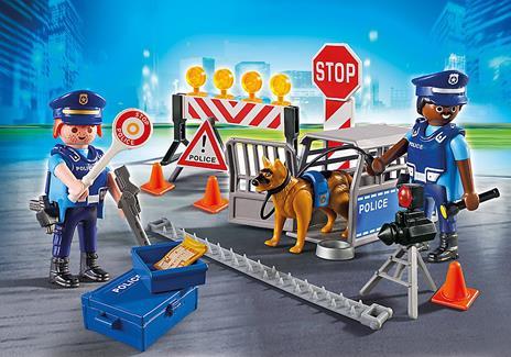 Playmobil Posto Di Blocco Della Polizia - 6