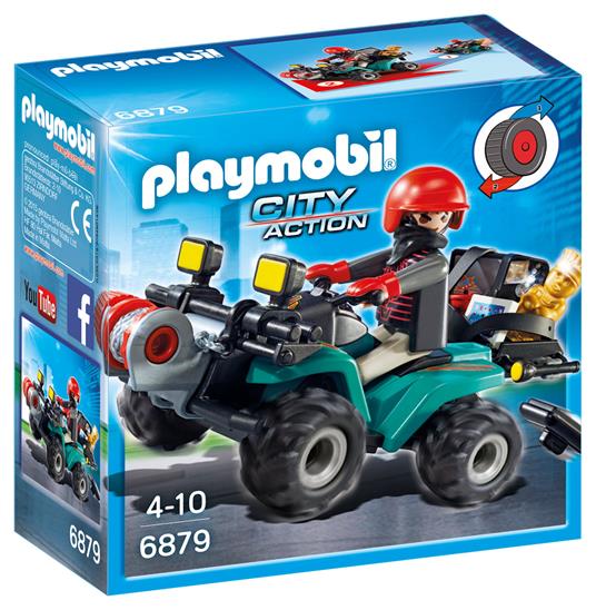 Playmobil Polizia (6879). Quad del Bandito - 7