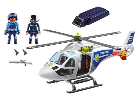 Playmobil Polizia (6921). Elicottero della Polizia con Luce di Avvistamento - 4