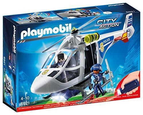Playmobil Polizia (6921). Elicottero della Polizia con Luce di Avvistamento - 59