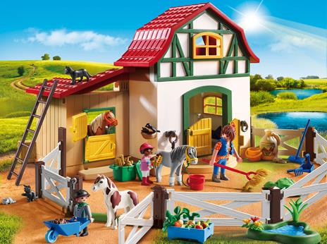 Playmobil 6927 Maneggio dei Pony - 4