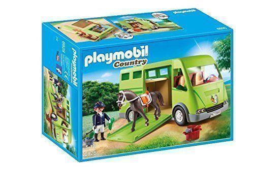 Playmobil Grande Maneggio (6928). Furgone Trasporto Cavalli - 6