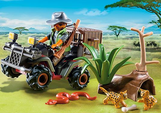 Playmobil Bracconiere con Quad (6939) - 3