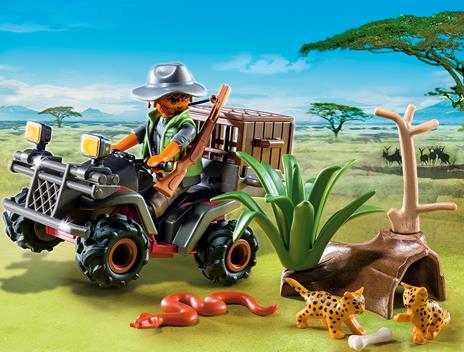 Playmobil Bracconiere con Quad (6939) - 4