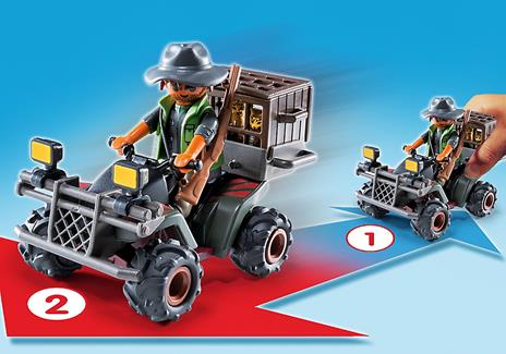 Playmobil Bracconiere con Quad (6939) - 5