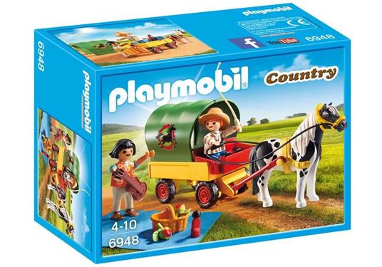 Playmobil Maneggio dei Pony (6948). Pic-Nic con Calesse - 2