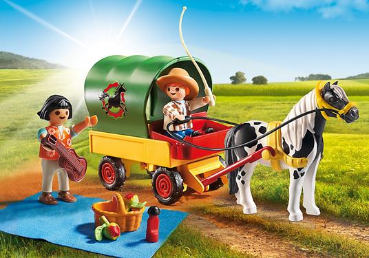 Playmobil Maneggio dei Pony (6948). Pic-Nic con Calesse - 3