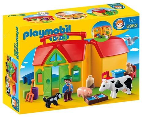 Playmobil 6962 Fattoria Portatile 1.2.3