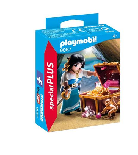 Playmobil Special Plus. Piratessa con Tesoro - 2