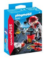 Playmobil 9092. Special Plus. Minatore Con Esplosione Di Rocce