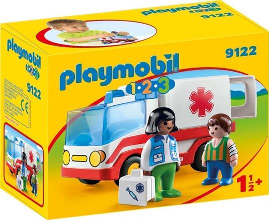 Playmobil 1. 2. 3 (9122). Ambulanza 1. 2. 3 - 5