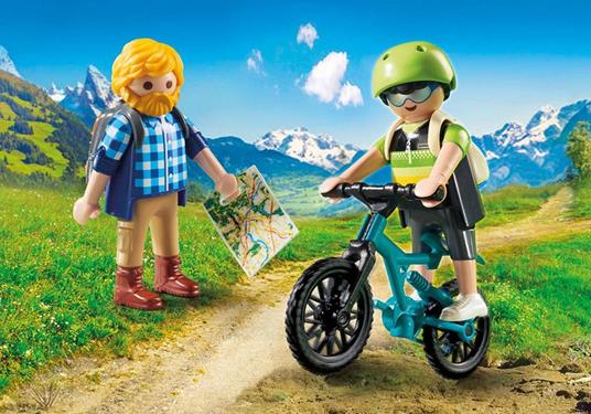Playmobil Action. Ciclista Ed Escursionista