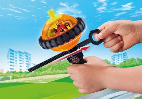 Playmobil Sport E Azione. Speed Roller Arancio con Robot - 7