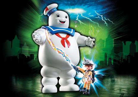 Playmobil Ghostbusters (9221). Omino Marshmallow e Stantz - 4
