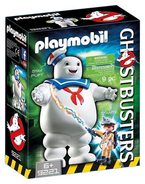 Playmobil Ghostbusters (9221). Omino Marshmallow e Stantz - 100
